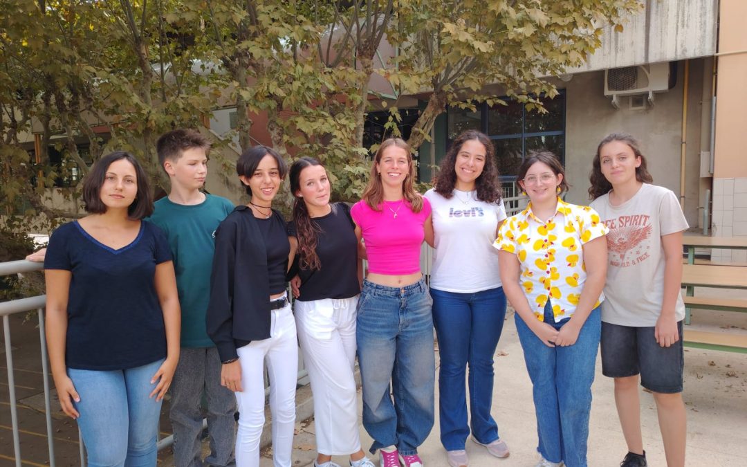 Dos alumnas de ESO comienzan el curso con una inmersión lingüística en La Salle de Avignon, Francia